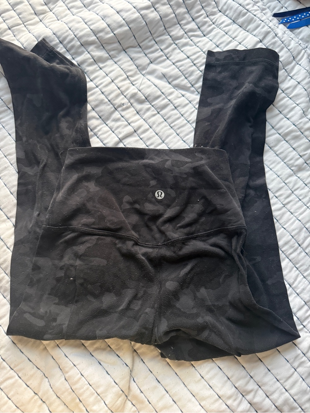 lululemon athletica Black Camo-Print Leggings